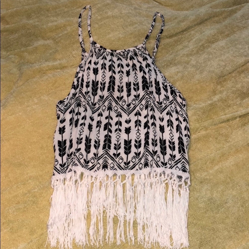 PacSun Tribal-Fringe Shirt